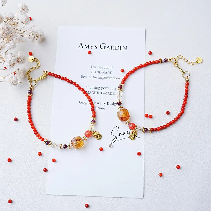 Amy's Garden Agate Bracelets Women's-5