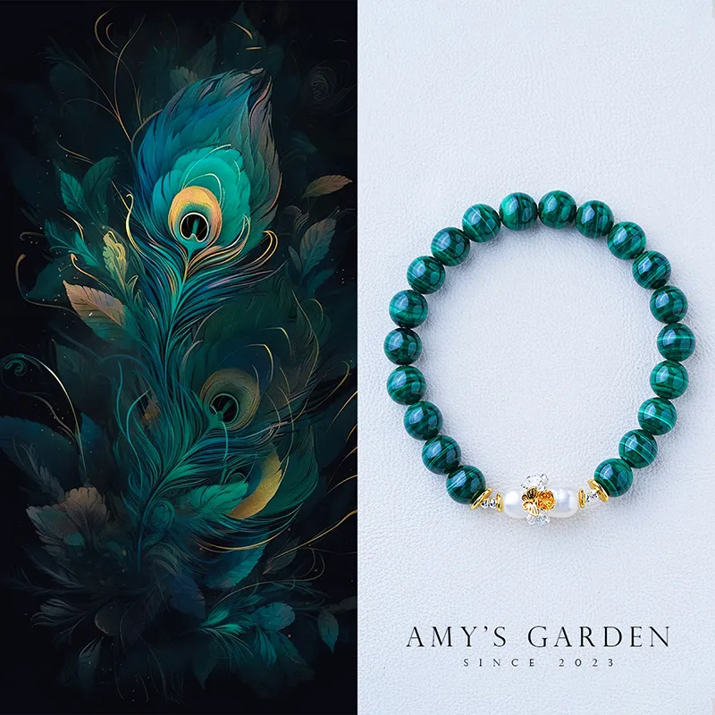 Amy's Garden Malachite Bracelets Women's-1