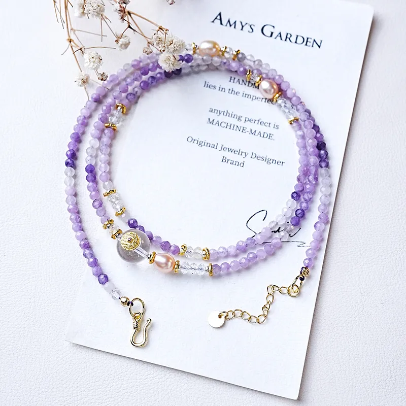 Amy's Garden Purple Mica Bracelets Women's-2