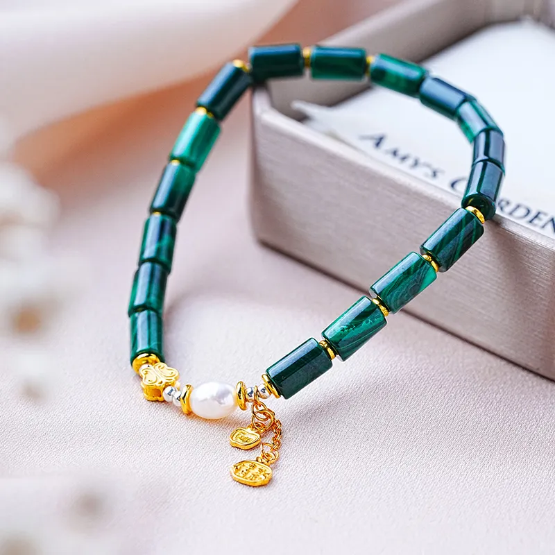 Amy's Garden Malachite Bracelets Women's-4