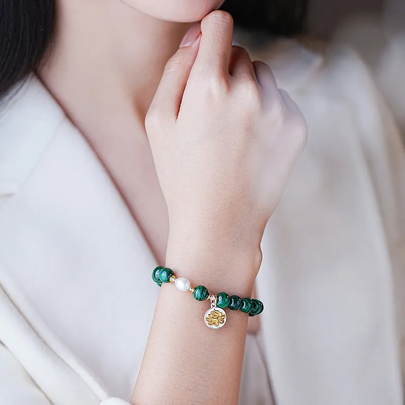 Amy's Garden Malachite Bracelets Women's-3