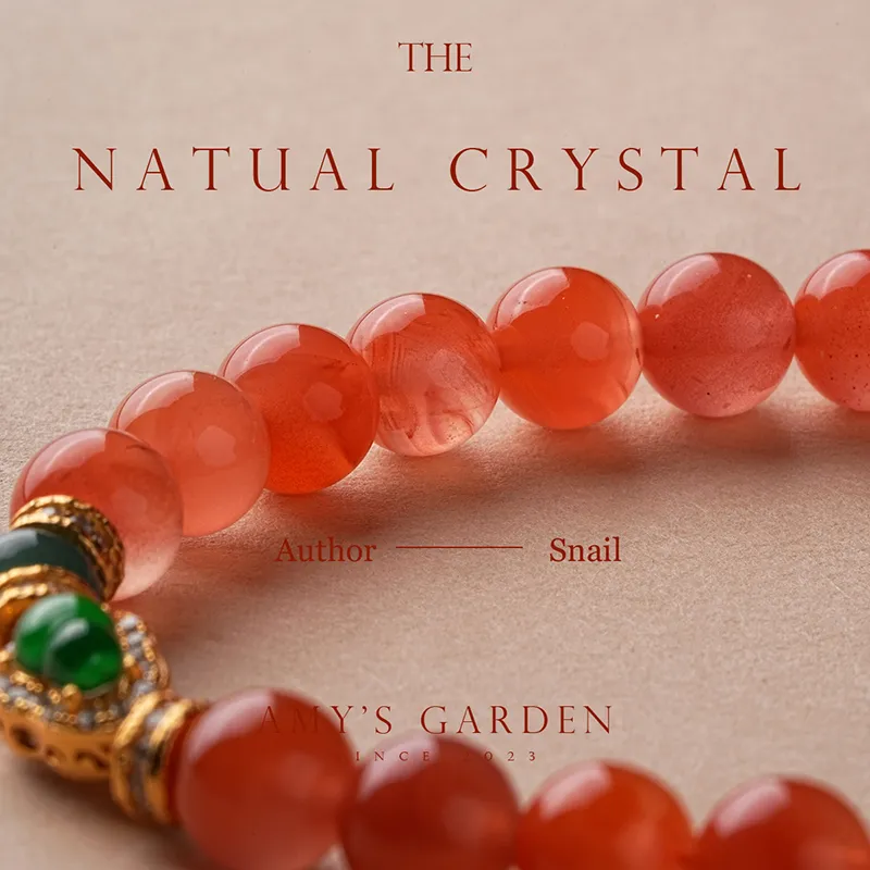 Amy's Garden South Red Agate Bracelets Women's-4