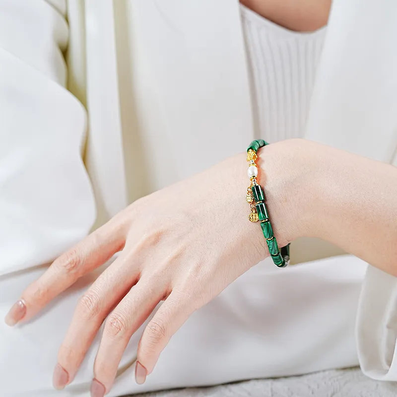 Amy's Garden Malachite Bracelets Women's-5