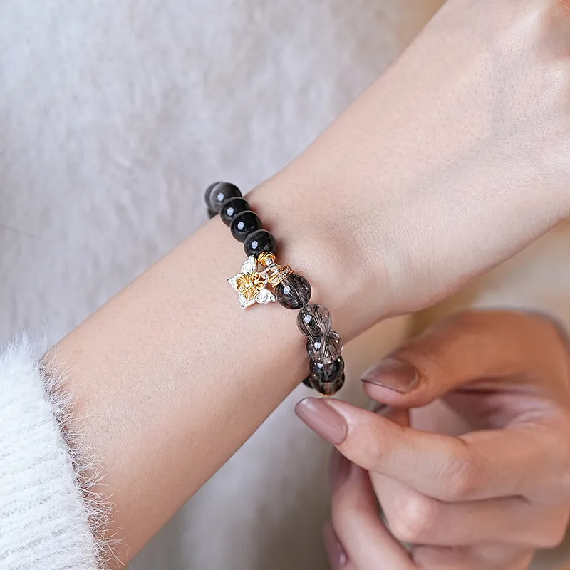 Amy's Garden Obsidian Bracelets Women's-4