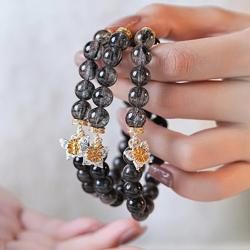 Amy's Garden Obsidian Bracelets Women's-3