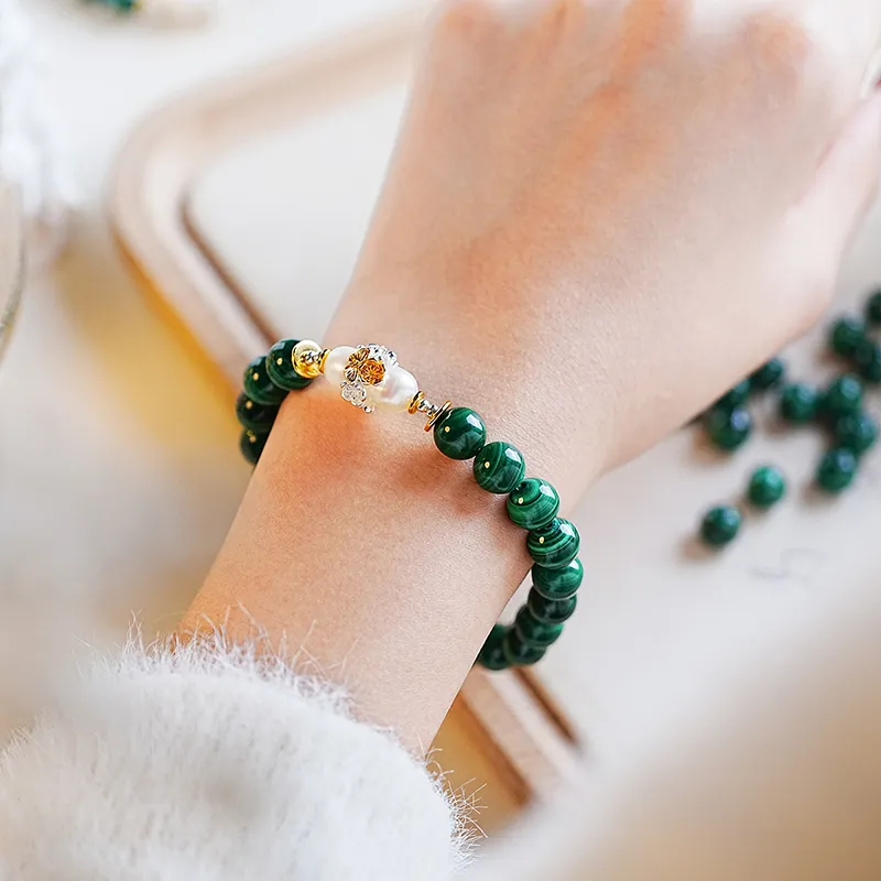 Amy's Garden Malachite Bracelets Women's-5