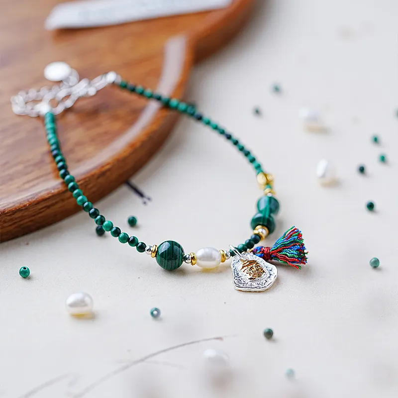 Amy's Garden Malachite Bracelets Women's-4