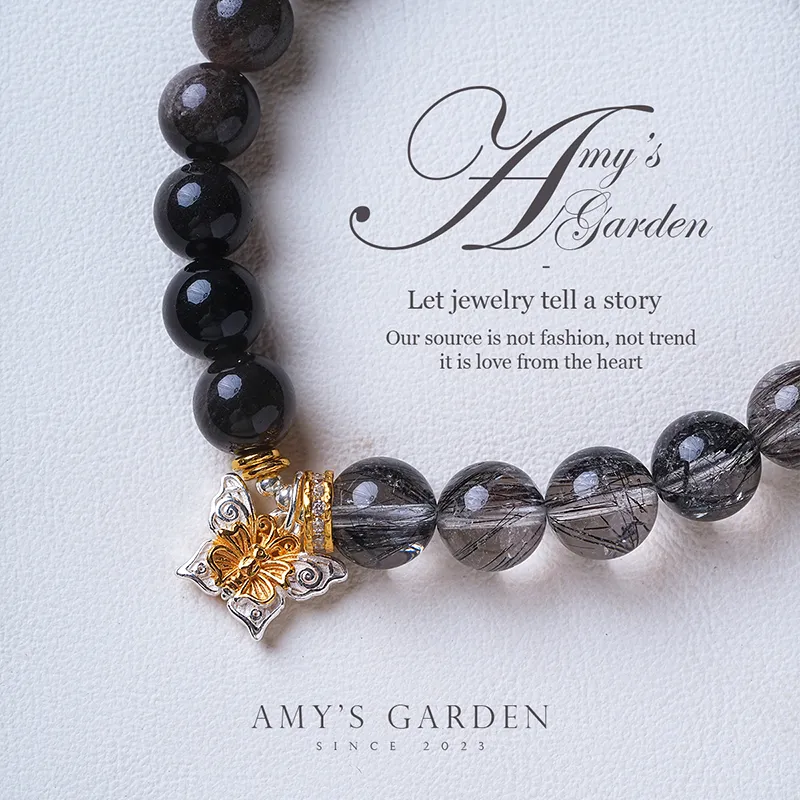 Amy's Garden Obsidian Bracelets Women's-2