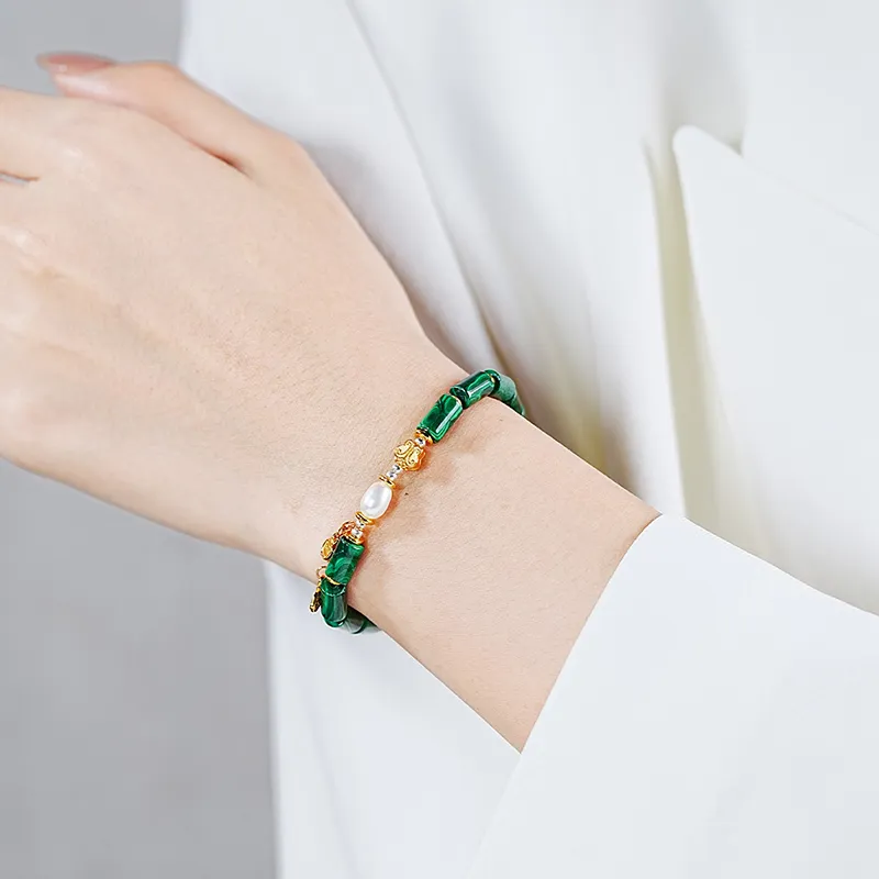 Amy's Garden Malachite Bracelets Women's-3
