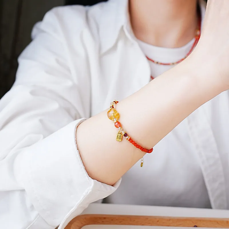 Amy's Garden Agate Bracelets Women's-6