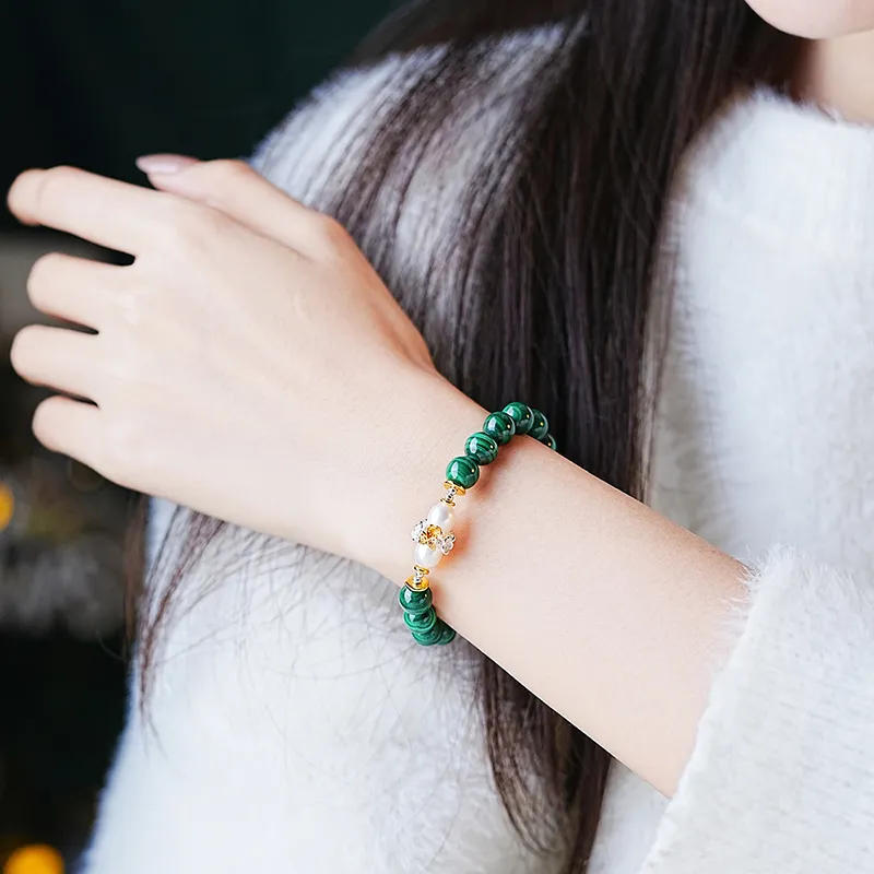 Amy's Garden Malachite Bracelets Women's-3