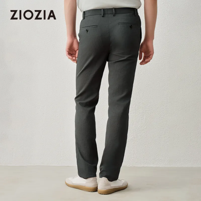 ZIOZIA x TONGQINNANZHUANG Spring Summer Casual Pants Men's Green-4