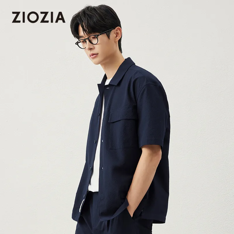 ZIOZIA x TONGQINNANZHUANG Summer Shirt Men's-9