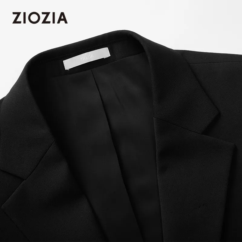 ZIOZIA x TONGQINNANZHUANG Spring Business Suit Men's Black-3