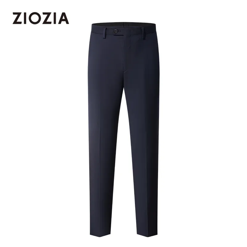 ZIOZIA x TONGQINNANZHUANG Spring Suit Trouser Men's Navy Blue-1