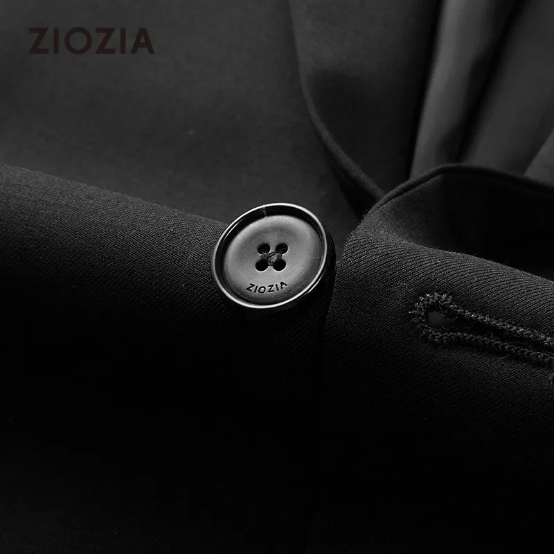 ZIOZIA x TONGQINNANZHUANG Spring Business Suit Men's Black-4