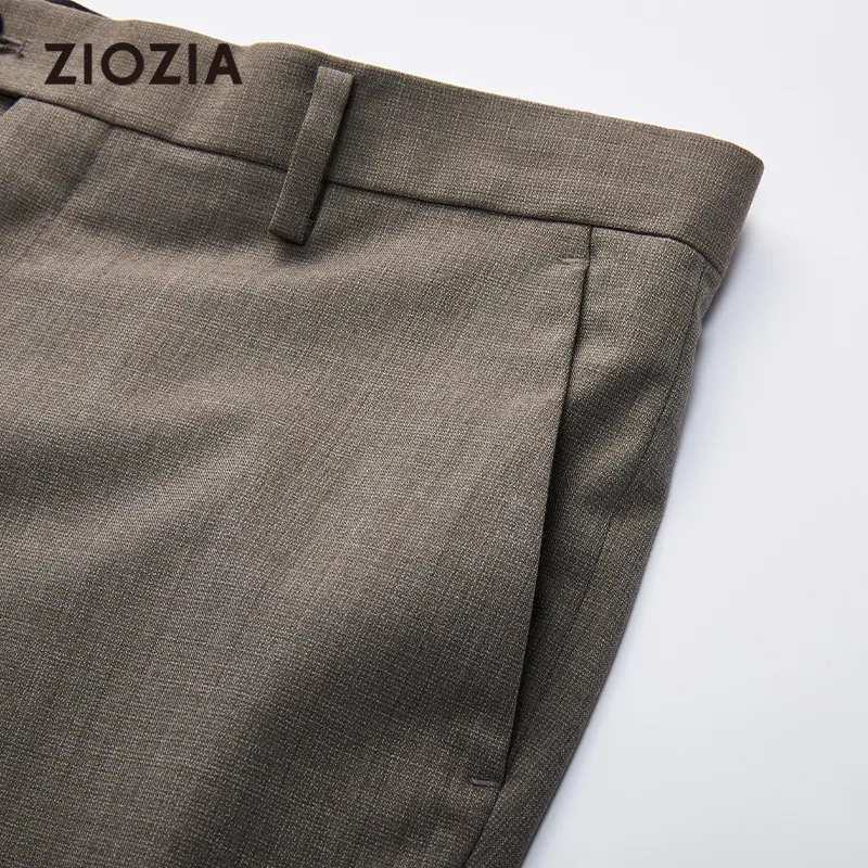 ZIOZIA x TONGQINNANZHUANG Spring Suit Trouser Men's Khaki-3
