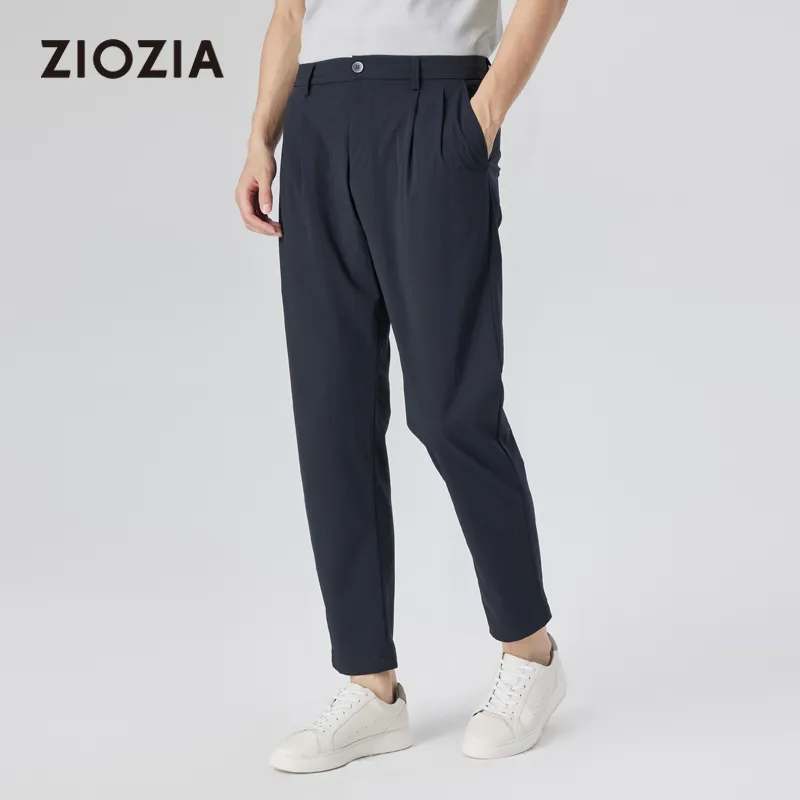 ZIOZIA Casual Pants Men's Charcoal Gray-2