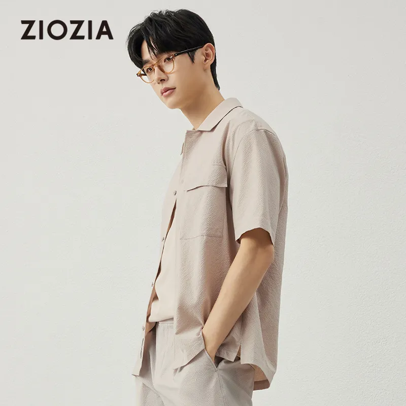 ZIOZIA x TONGQINNANZHUANG Summer Shirt Men's-2