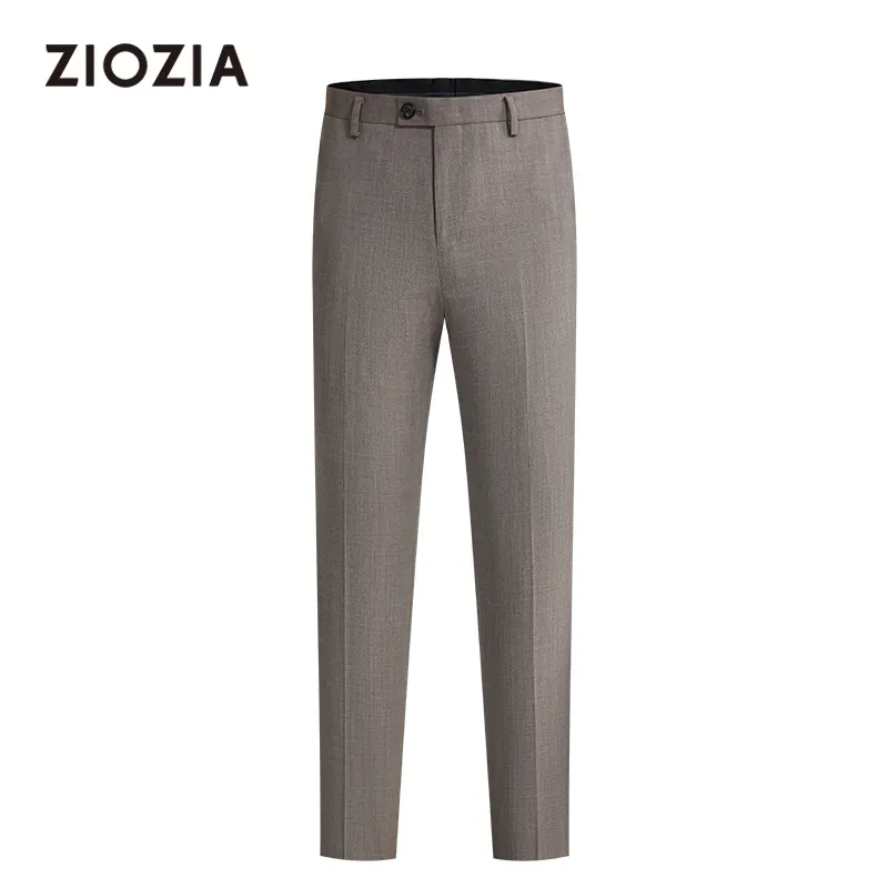 ZIOZIA x TONGQINNANZHUANG Spring Suit Trouser Men's Khaki-1