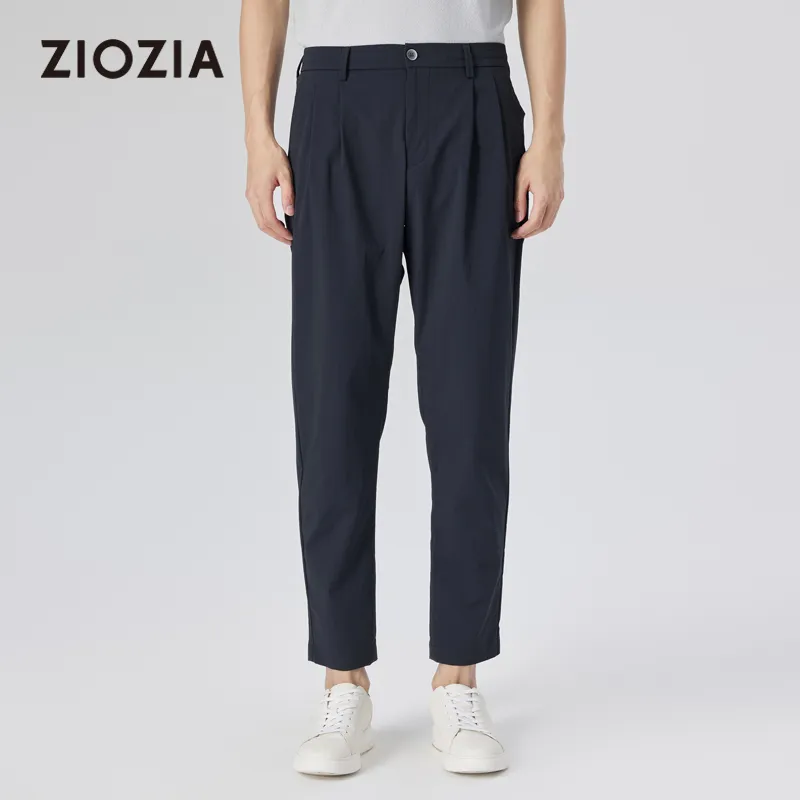 ZIOZIA Casual Pants Men's Charcoal Gray-1