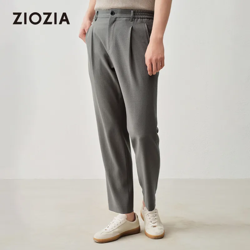ZIOZIA x TONGQINNANZHUANG Summer Casual Pants Men's Green-3