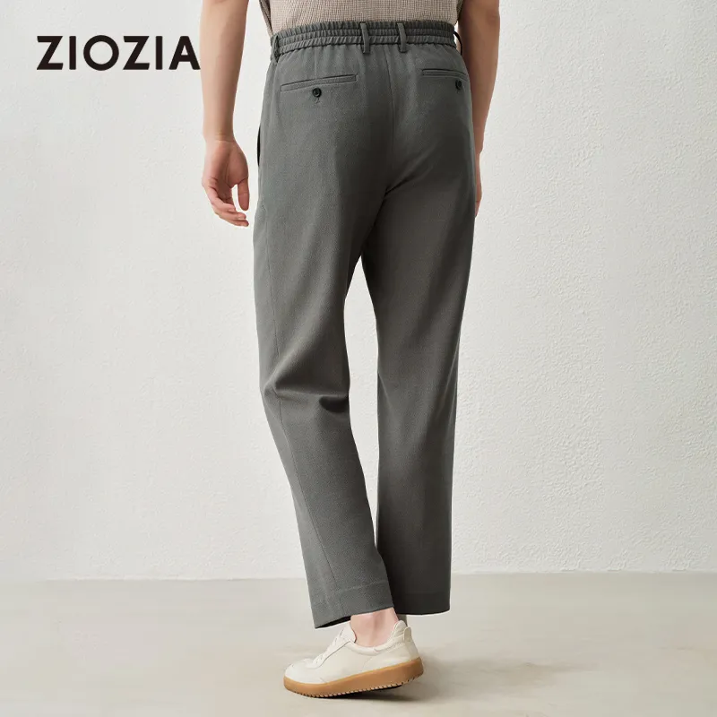 ZIOZIA x TONGQINNANZHUANG Summer Casual Pants Men's Green-1