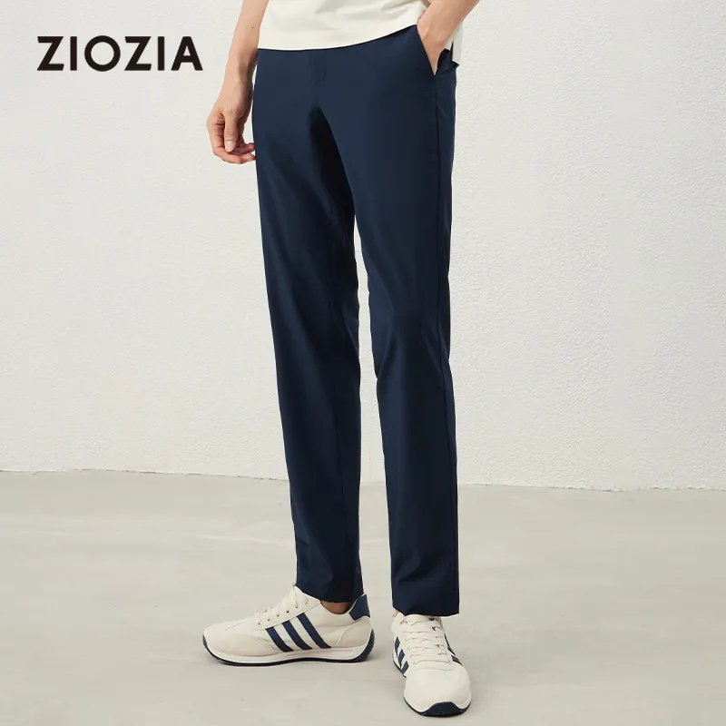 ZIOZIA Casual Pants Men's Navy Blue-2