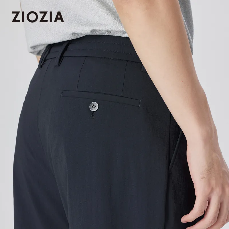 ZIOZIA Casual Pants Men's Charcoal Gray-5