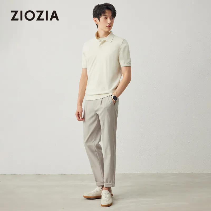 ZIOZIA x TONGQINNANZHUANG All Season All Knitwear Men's White-3