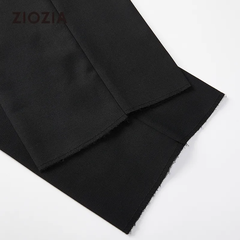 ZIOZIA x TONGQINNANZHUANG Spring Suit Trouser Men's Black-4