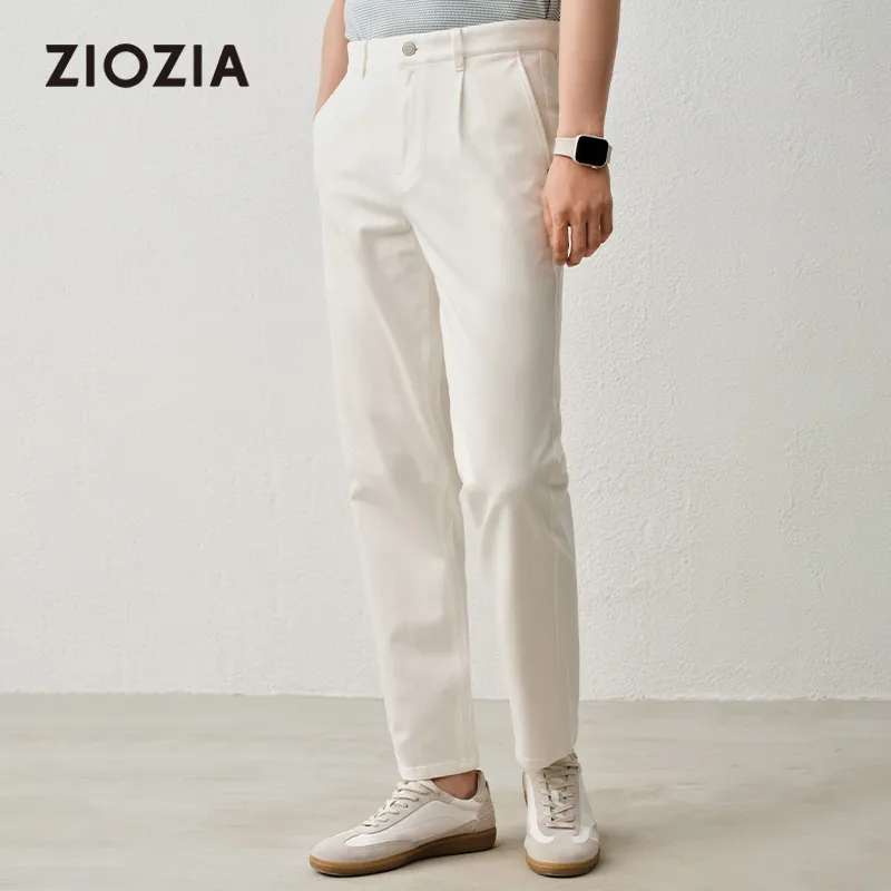 ZIOZIA x TONGQINNANZHUANG All Season All Jeans Men's White-2
