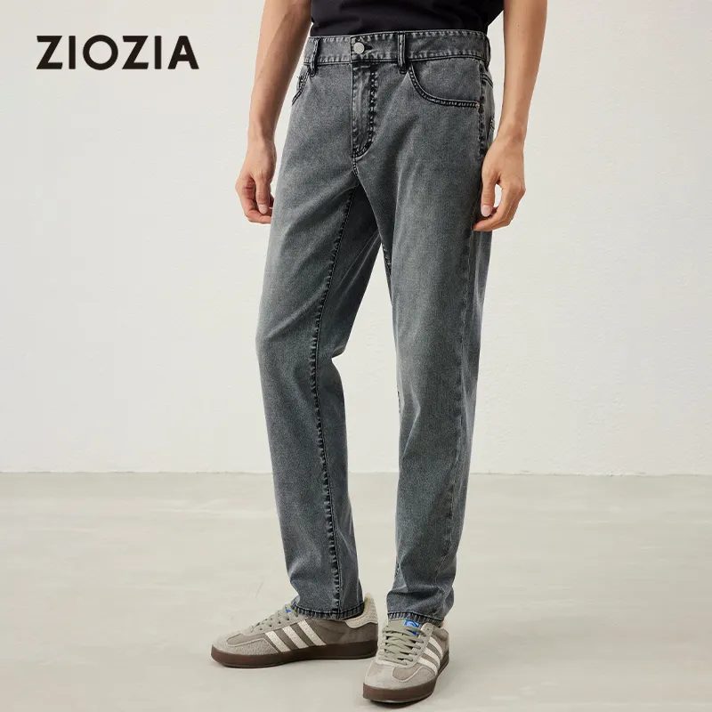ZIOZIA Jeans Men Gray-1