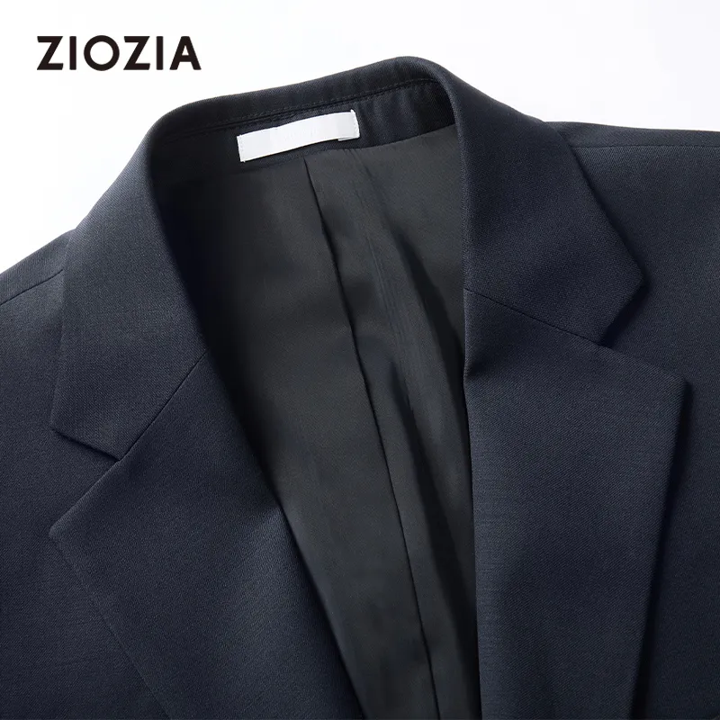 ZIOZIA x TONGQINNANZHUANG Spring Business Suit Men's Navy Blue-3