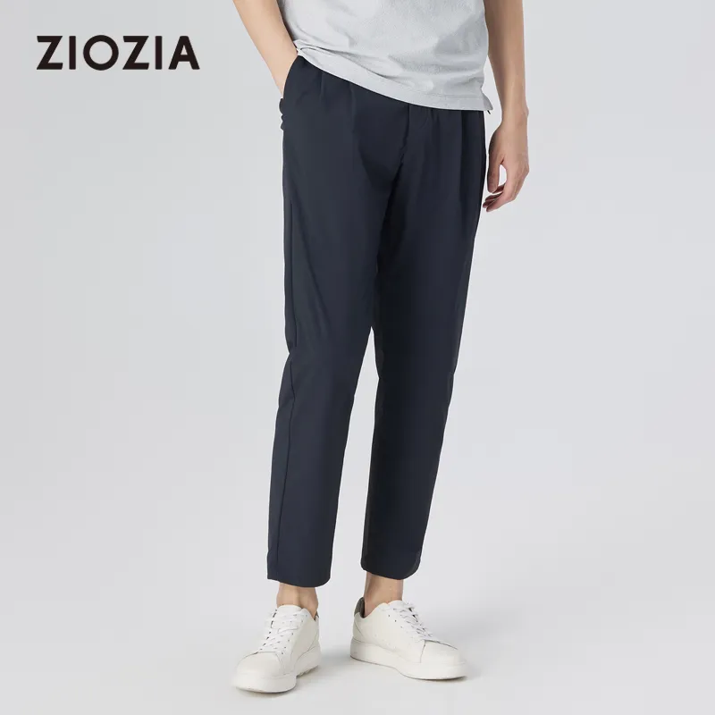 ZIOZIA Casual Pants Men's Charcoal Gray-3