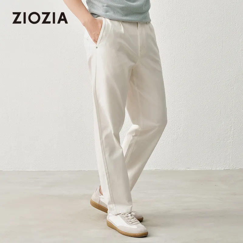 ZIOZIA x TONGQINNANZHUANG All Season All Jeans Men's White-3