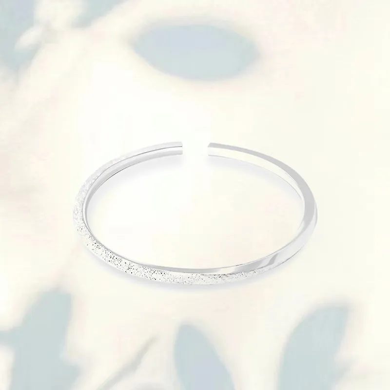 ZHONGLING 999 Fine Silver Bangles Women's-4