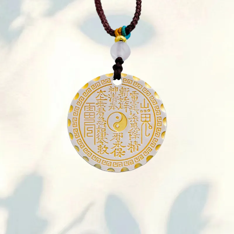 ZHONGLING 999 Fine Silver Sterling Silver Necklaces Women's-1
