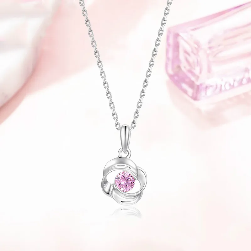 ZHONGLING 925 Sterling Silver Necklaces Women's-8