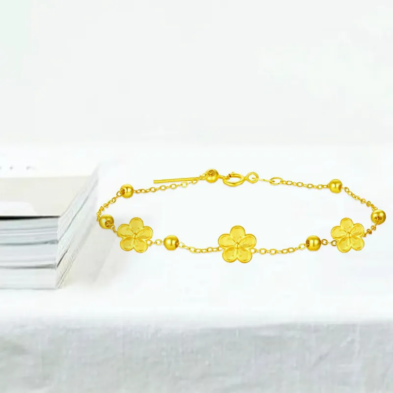 ZHONGLING Gold Bracelet Women's-3
