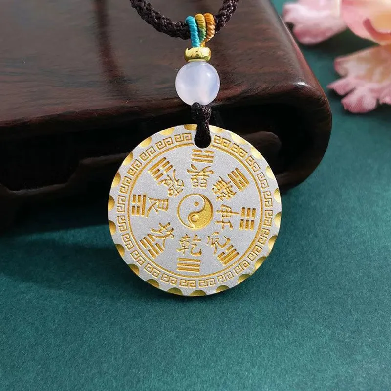 ZHONGLING 999 Fine Silver Sterling Silver Necklaces Women's-1