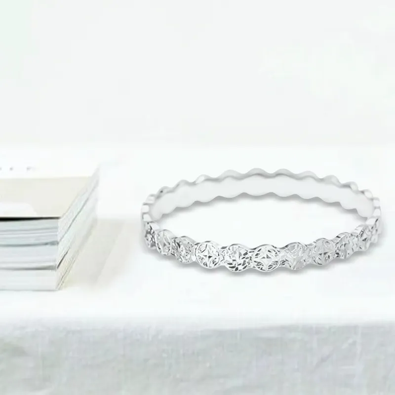 ZHONGLING 999 Fine Silver Sterling Silver Bracelets Women's-4