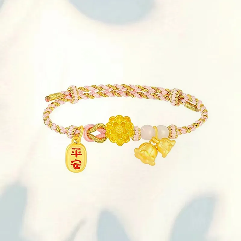ZHONGLING Gold Bracelet Women's-4