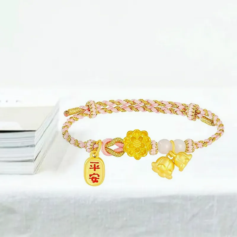 ZHONGLING Gold Bracelet Women's-2