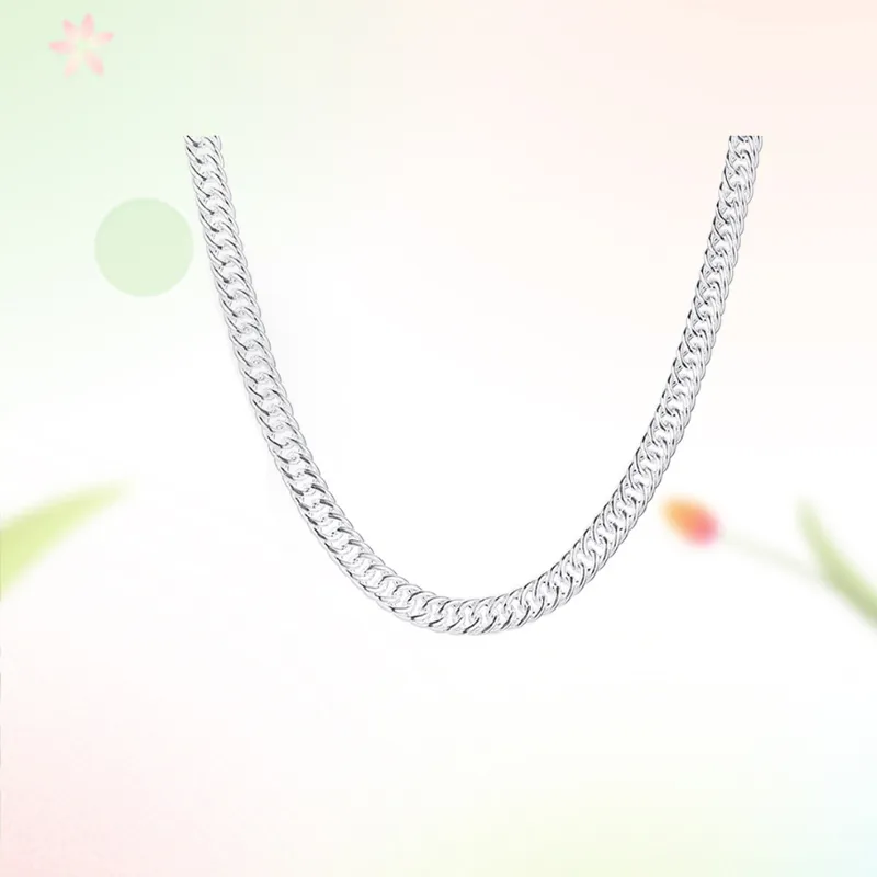 ZHONGLING 999 Fine Silver Sterling Silver Necklaces Women's-5
