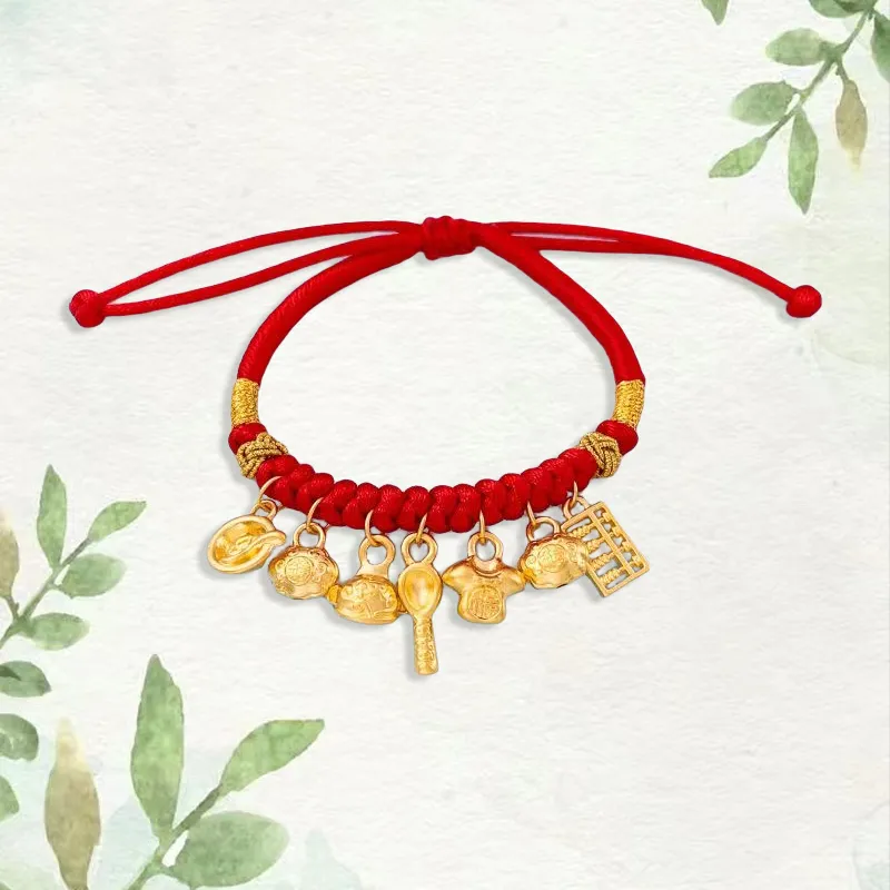 ZHONGLING Gold Bracelet Women's-5