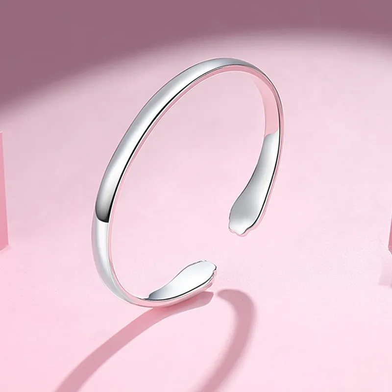 ZHONGLING 999 Fine Silver Sterling Silver Bracelets Women's-2