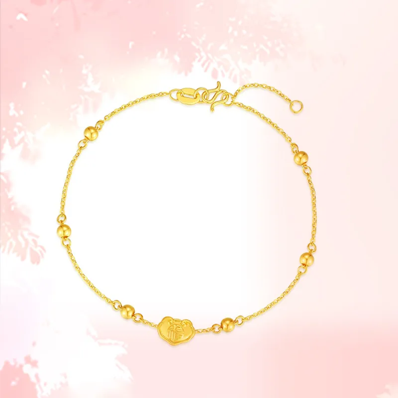ZHONGLING Gold Bracelet Women's-3