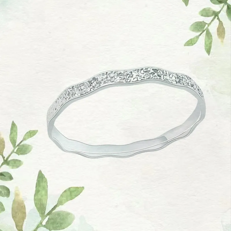 ZHONGLING 999 Fine Silver Sterling Silver Bracelets Women's-5