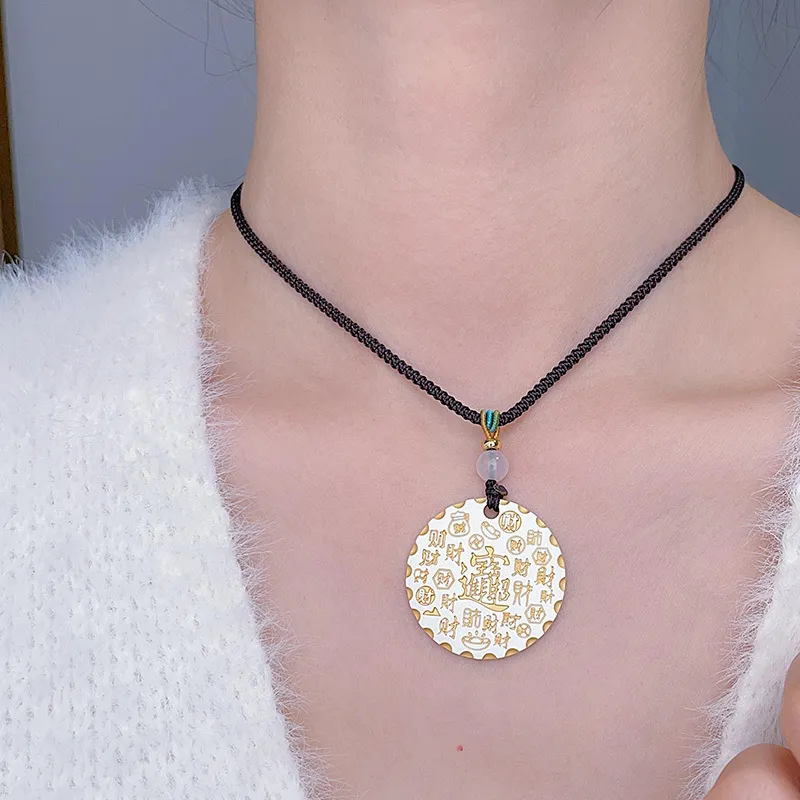 ZHONGLING 999 Fine Silver Necklaces Women's-5